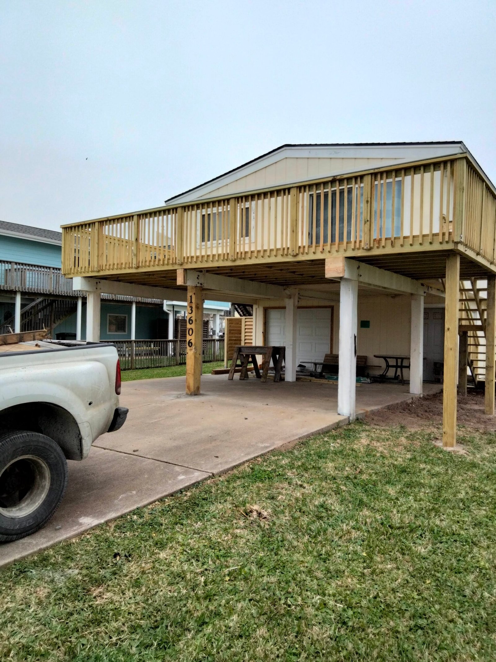 Beach House Deck Construction